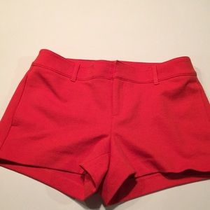 70’s style cut coral shorts